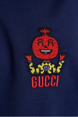 Navy blue Gucci x Pablo Delcielo Gucci - gucci logo embroidered